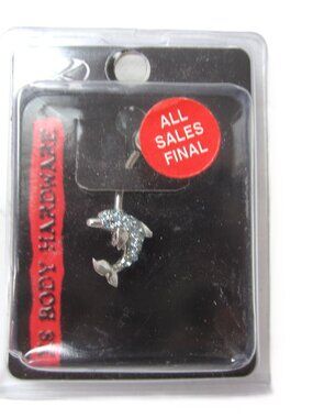 Blue Dolphin Navel Dangle Body Hardware New Surgical Steel Sally Beauty Supply